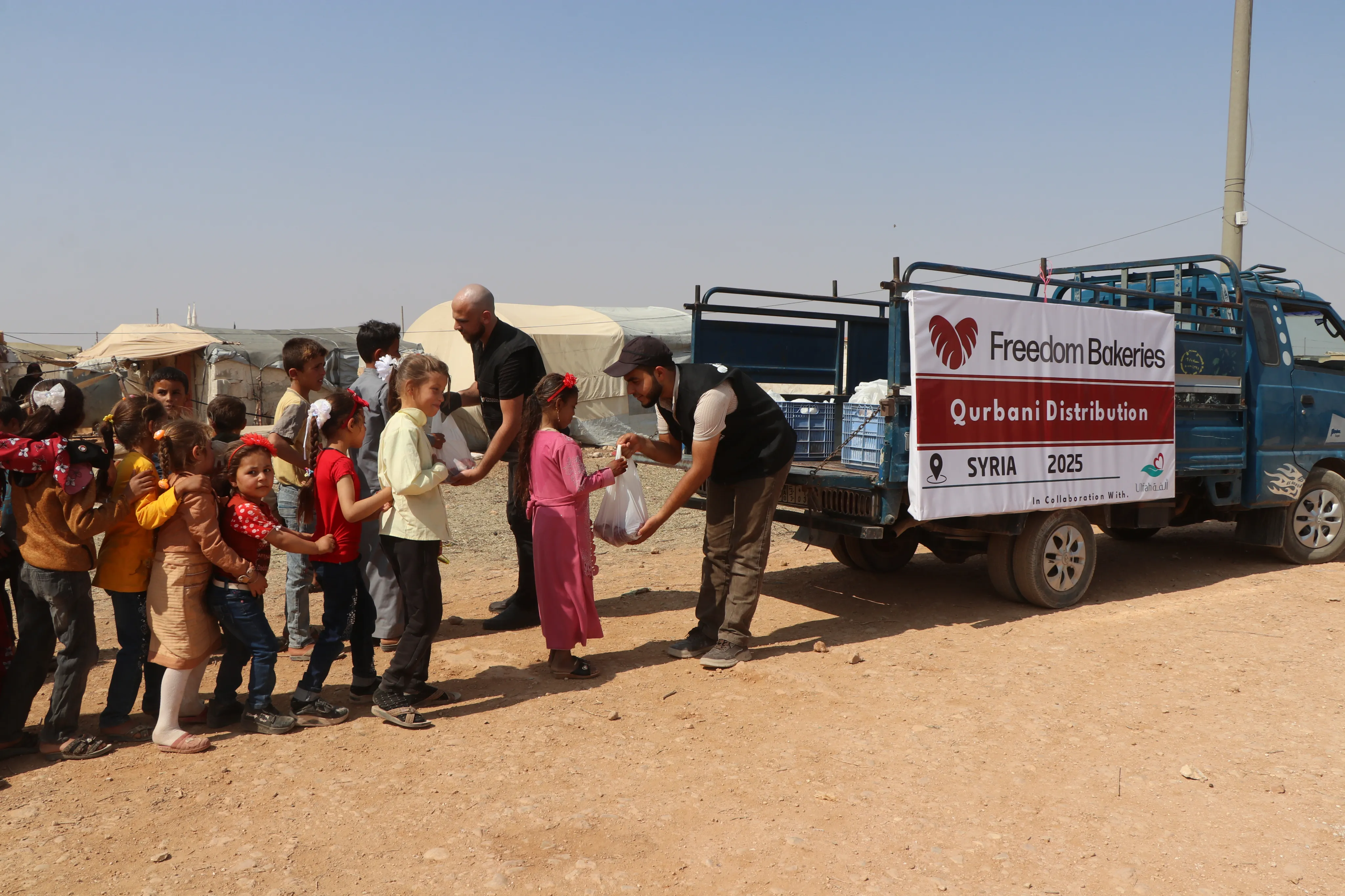Families receiving Qurbani packages