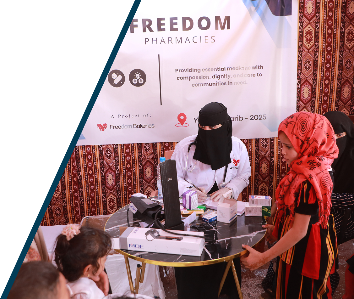 Freedom Pharmacy clinic in Yemen